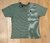 Camiseta Especial HD Listrada Lycra Masculina - Verde