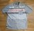 Camisa South to South Com botão - Cinza C/Rosa