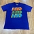 Camiseta HD Logo Quadriculado Masculina - azul