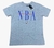 Camiseta Masculina NBA Basketball - Cinza