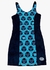 Vestido Cyclone Feminino HEXAGON - Preto/azul