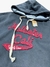 BLUSA MOLETOM HOLLISTER LETREIRO - CINZA/VERMELHO - comprar online