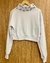 Blusinha Sal e Pimenta cropped- Branco
