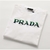 Camiseta Prada Manga Curta Com Detalhe Verde -Branca na internet