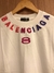 Camiseta Balenciaga Com Bordado - Branca - comprar online