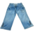 BERMUDA JEANS FEMININA AZUL CLARO