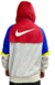 CORTA VENTO NIKE ESPORTIVO- BEGE AZUL VERMELHO na internet