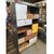 MÓVEL ESTANTE MDF PRETO COLORS E OSB 