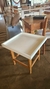 Mesa Lateral - peroba e MDF 60x60 - comprar online
