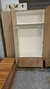 GUARDA ROUPA AMADEIRADO 140X210HX50 PUXADORES EXCLUSIVOS na internet