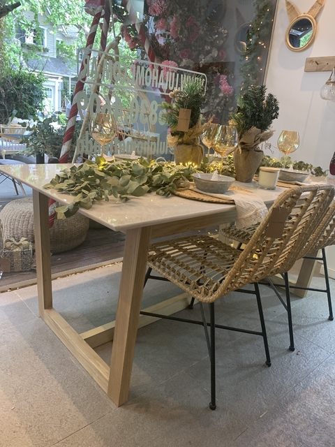 Mesa comedor Santorini Mármol