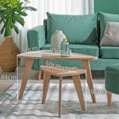 Set x2 Mesa de Ratonas Lund Oval en internet