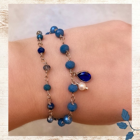 Pulseira Lucy - Azul - comprar online