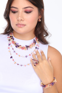 Conjunto crochê no arame - Cherry(vendido separadamente)