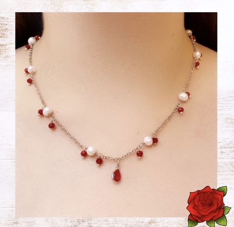 Colar Nanda - Bordo - comprar online