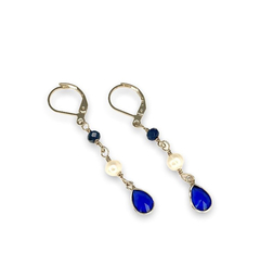 Brinco gota - Azul - comprar online