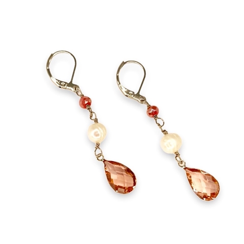 Brinco gota - Coral - comprar online