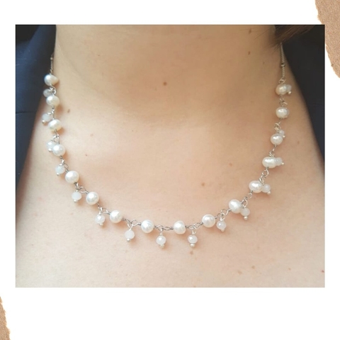 Colar Julinha - Branco - comprar online