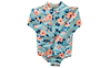 Bodysuit ML ocean flowers upf50+