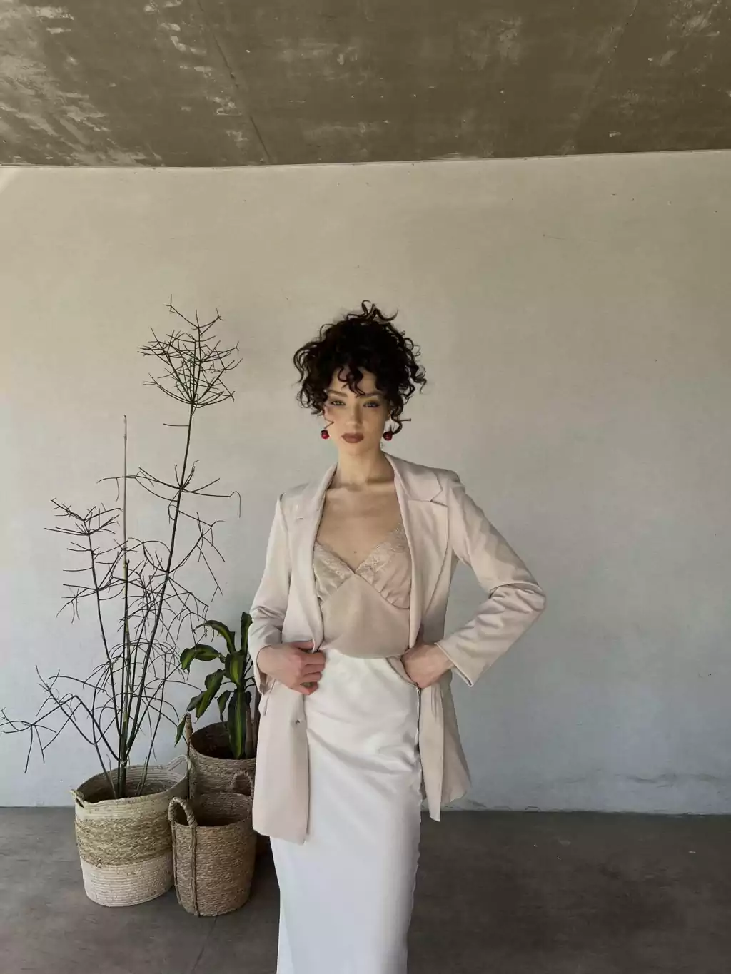 Blazer gini nude