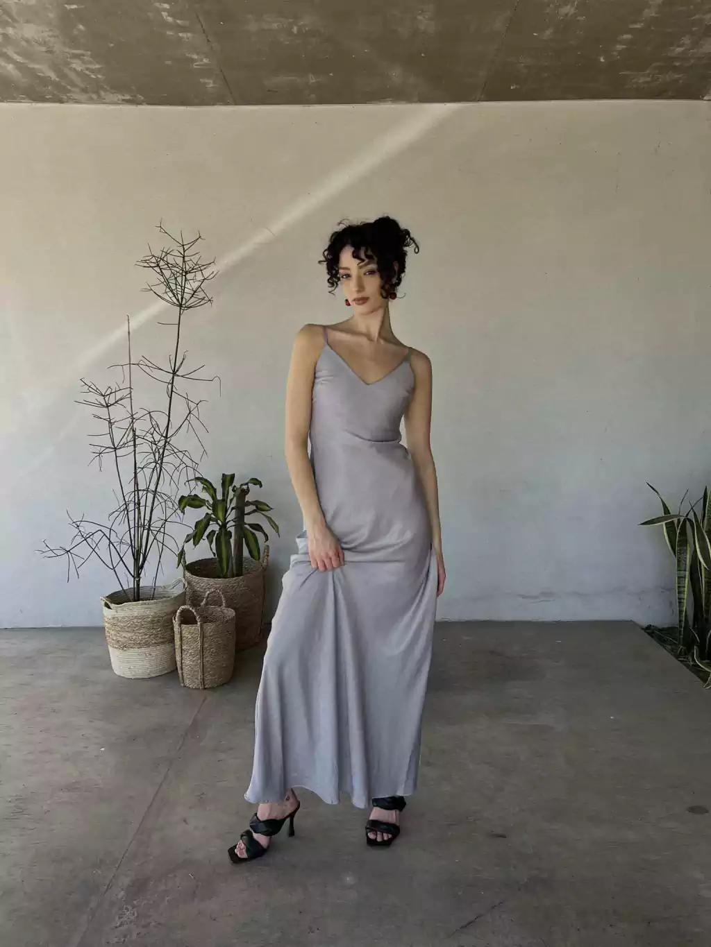 Vestido Ingrid silver