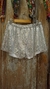 Short lentejuelas plateado