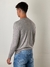 Sweater clásico elastizado gris - Puebla