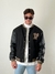 Campera varisity negra