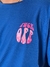 Remera over fuck off azul en internet