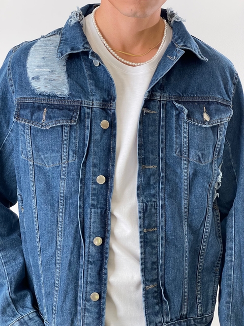 Campera de jean celeste Asia