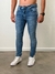 Jean skinny celeste nevado