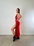Vestido largo lentejuelas rojo - comprar online