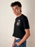 Imagen de Remera crop smile with pride negra