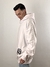 Buzo hoodie over michi diablo blanco - tienda online
