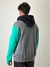 Hoodie frisado msn gris y verde - Puebla