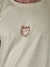 Remera over diablo beige en internet
