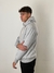 Buzo hoodie frisado gris en internet