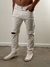 Jean mom blanco con roturas - comprar online