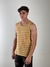 Musculosa rayada mostaza - comprar online