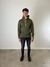 Hoodie frisado verde militar - comprar online
