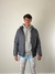 Hoodie frisado gris melange - tienda online