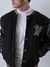 Campera varisity negra - tienda online