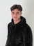 Buzo Hoodie Peluche Negro en internet