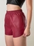 Short eco cuero bordo - comprar online