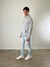 Hoodie frisado gris melange - comprar online