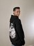 Buzo hoodie over michi diablo negro en internet