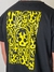 Remera over skull negra