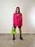 Blazer de lino fucsia