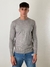 Sweater clásico elastizado gris