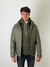 Hoodie frisado verde militar - tienda online